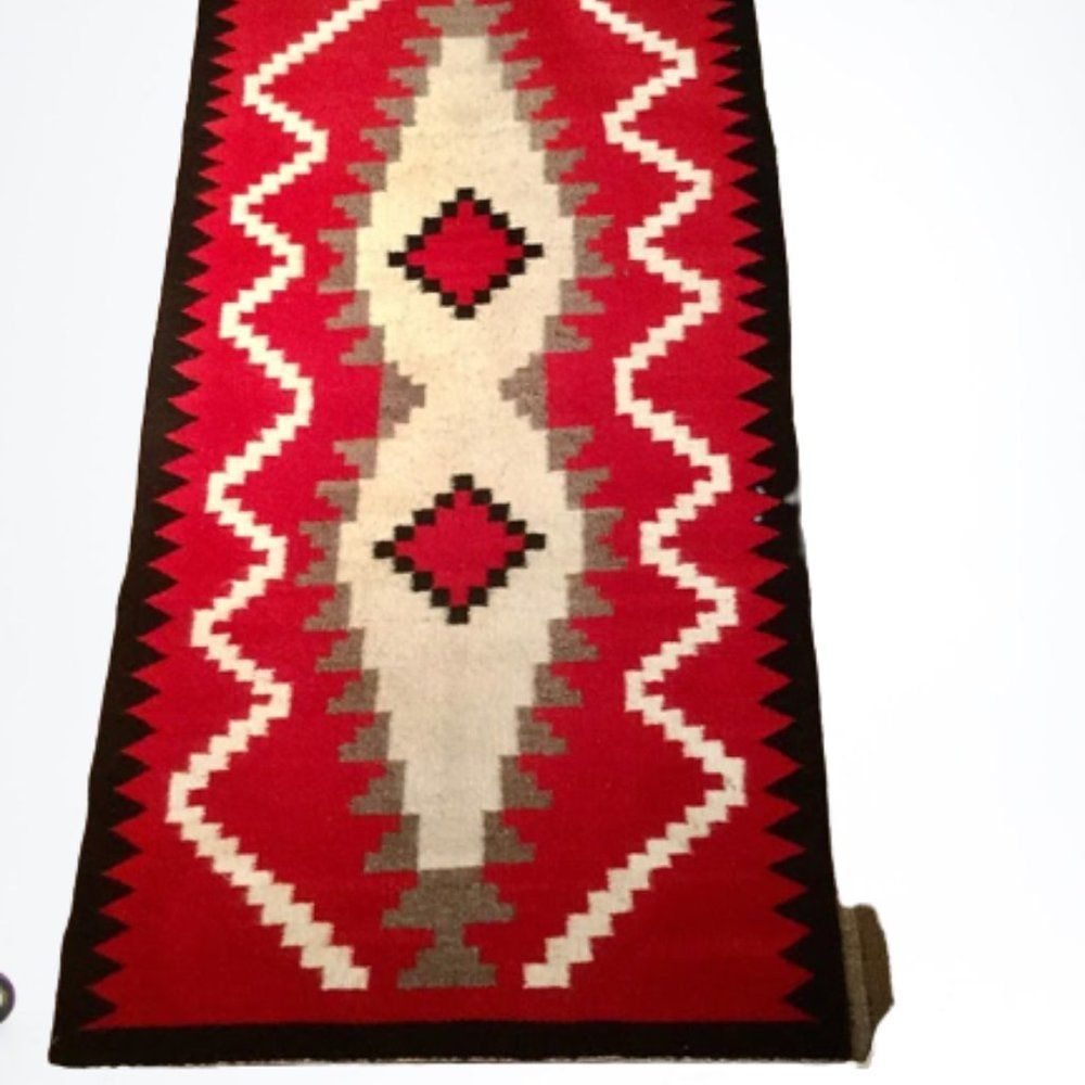 Authentic Navajo Blanket/Rug/Wallhanging. 45” L 29” W 1868-1889